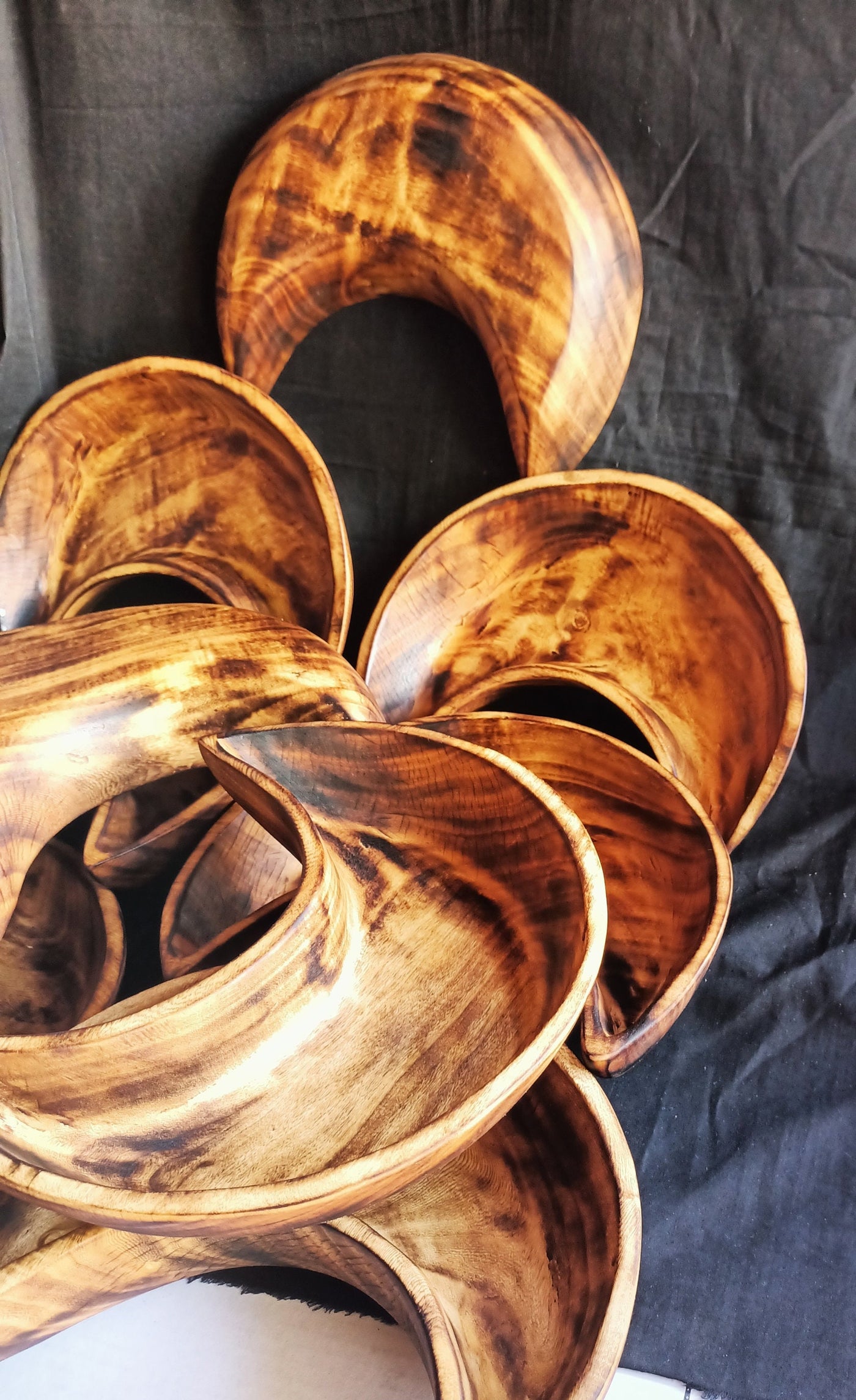 New Bowls Alert!The Moon Bowl.Bulk Supply Beautiful Crescent Moon shaped Dough Bowls Set of 2.Decor Centerpiece Bowls.Diy Candle Fill Bowls