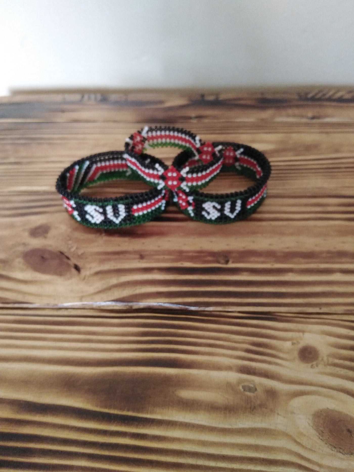Wholesale. Kenyan Personalized  Bead Bracelet. Customised  Handmade Bead Patriotic Bracelet. Easter Cute Gift. His Name Her Name Bracelet.