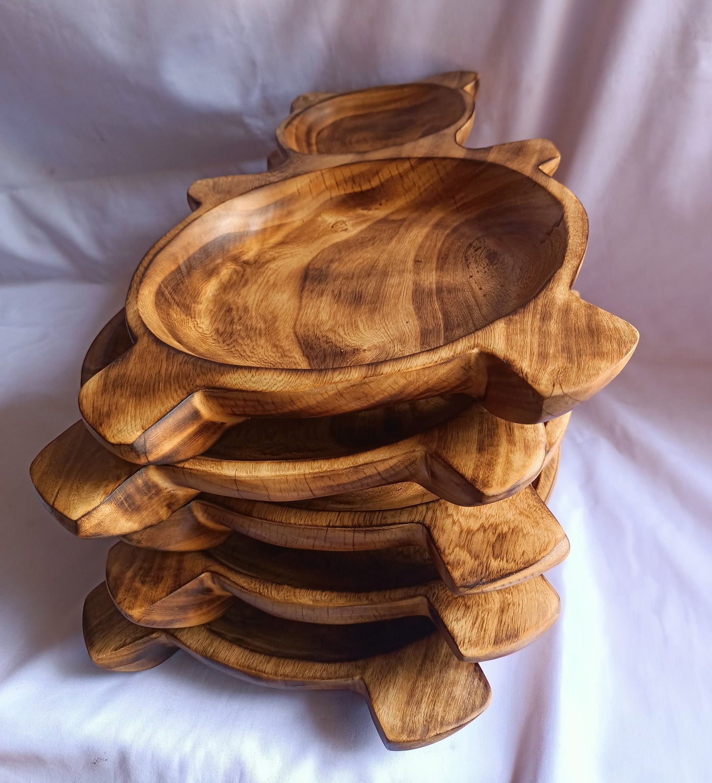 Wholesale Supply! Unique HandmadeTeddy Bear wooden Dough Bowls set of 5: DIY Candle Ready Making Kit. Farmhouse Decor Gift Bowls DIY Candle.