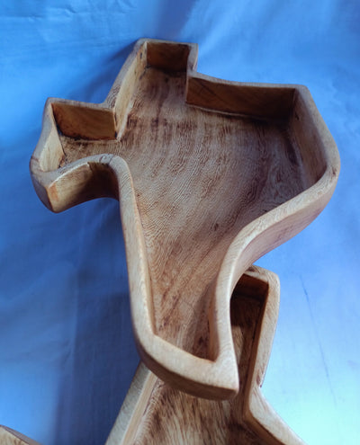 Wholesale Supply! Handmade Texas State Map Wooden Dough Bowls set of 5. Patriotic Decor Bowls.USA Love Gift Bowls. Cute Gift Bowls.The