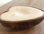 ONSALE.Wholesale Candle Ready Heart Dough Bowl set of 6. Eco Friendly Fire Retardant.Candle Making Kit.Farmhouse Decor.Valentine Bowls