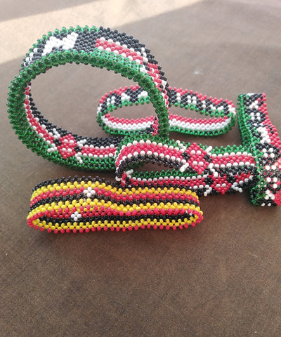 Wholesale Kenyan Flag Handmade Personalized Bracelet.Patriotic Customised Bead Bracelet.Personalised Cute Gift items. Mothers Day cute Gift