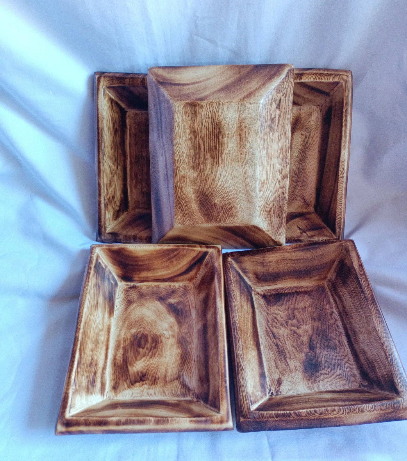 Wooden Dough Display Bowl - Large or Small; White or Natural. Wood Candle Dough Bowls Set of 50. Minimum 50 Bowls per Order.