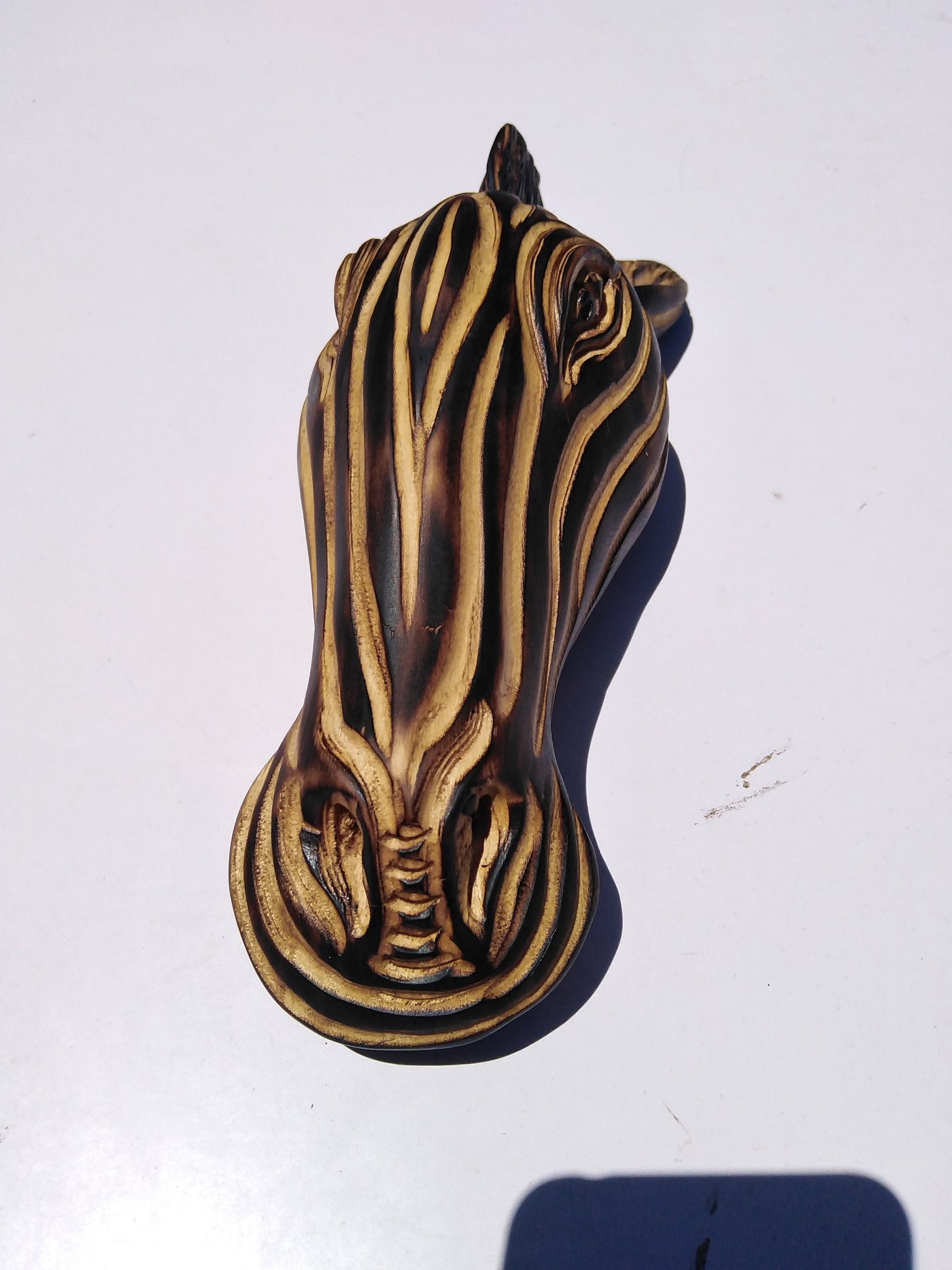 Handmade Unique wooden Zebra Head portrait Wall Decor. Rustic wood Zebra Hanging Office Wall Decor. Wildlife Wall Decor. Mothers day Gift.