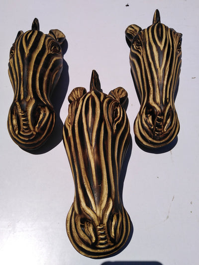Handmade Unique wooden Zebra Head portrait Wall Decor. Rustic wood Zebra Hanging Office Wall Decor. Wildlife Wall Decor. Mothers day Gift.