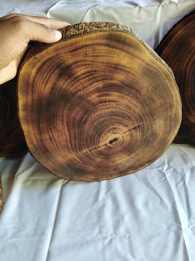 Handmade Antique Tree Trunk platter.Wood Turned Platter. Tree Trunk Chopping Board. Wooden Serving Disc Plate. Wood Bread meat Serving Tray.