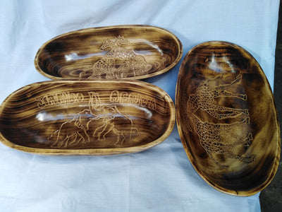 Personalised Large Exquisite Wooden Fruit Display Centerpiece. Multiple use Serving Bowls. Unique General Storage Bowls. Perfect Gift item.