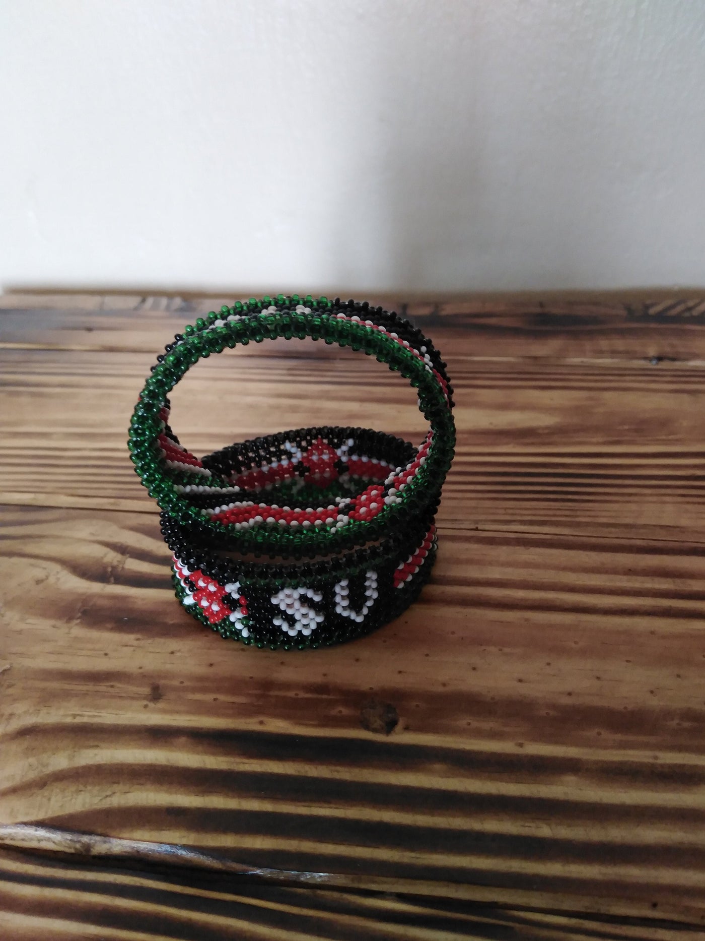 Wholesale. Kenyan Personalized  Bead Bracelet. Customised  Handmade Bead Patriotic Bracelet. Easter Cute Gift. His Name Her Name Bracelet.