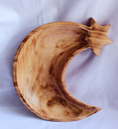 Bulk Supply. Unique Single Star cresent Moon shaped Handcarved Dough Bowls set of 5. Diy Candle Bowls. Farmhouse Decor Bowls.Gift items.