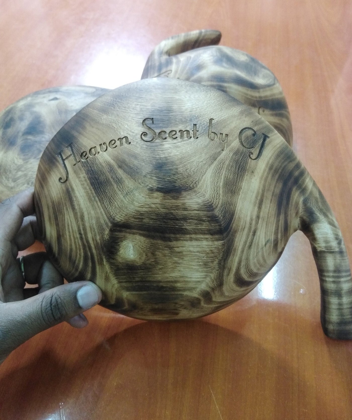Wholesale. Personalised Unique Handcarved modern Calabash Dough Bowls  set of 10 with handles .Engraved Multipurpose wooden Decor Bowls .