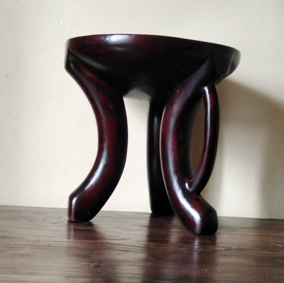 Personalised  Beaded African Stool. Modern Homes African Furniture. Custom-made Traditional Stool with personalised Art work. Gift Item Him.