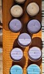 Mini Tiny Round wooden Candle Dough Bowl vessels DIY projects Candle Fill Decorative Gift Bowls wax pour Candle Holders Qty 10 Gift Bowls