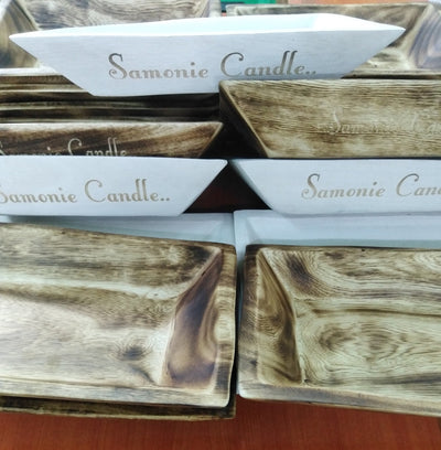 Bulk Sale.Handmade Unique Personalized 9"*7*1.5" Farmhouse Decor Dough Bowls set of 10.Engraved Initials Candle Bowls Supply. Decor Items