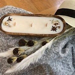 Wholesale Supply.Beautiful HandCarved Dough Bowls For Candle set of 6 medium-3 and small-3 mix 11"and9".Rustic Home Decor.DIY Candle Project