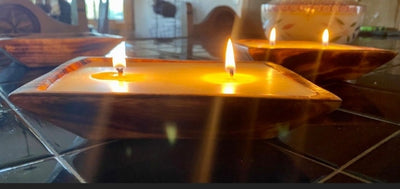SPECIAL OFFER!Wholesale Gorgeous Handmade Wooden Dough Bowls Set of 20.Stained Wood Candle Display Bowls.Free Shipping worldwide.Decor Bowls