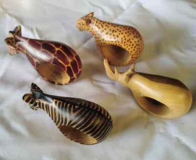 Handmade Animal Shaped Wooden Napkin Rings and Holders wholesale Suppliers . Personalised Home and kitchen Towel Holder.A set of 5.