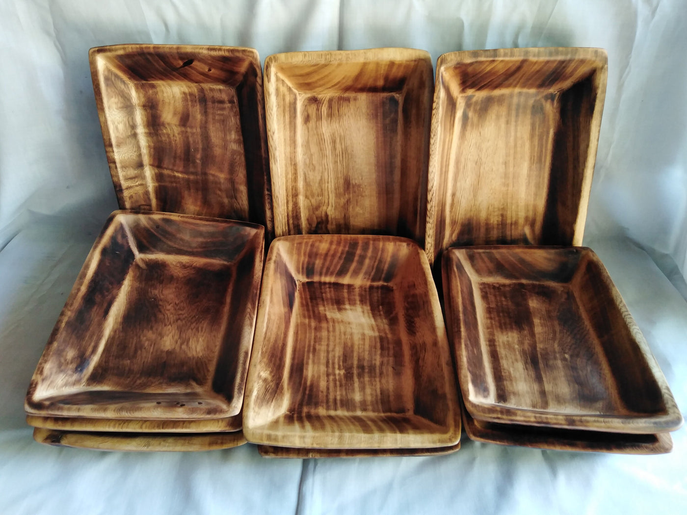 Wholesale Unique Candle wax wooden Wood Dough Bowls with  Free Random Gifts. Free Gift on 4 Dough Bowls Purchase. Dough Bowls set of 4.