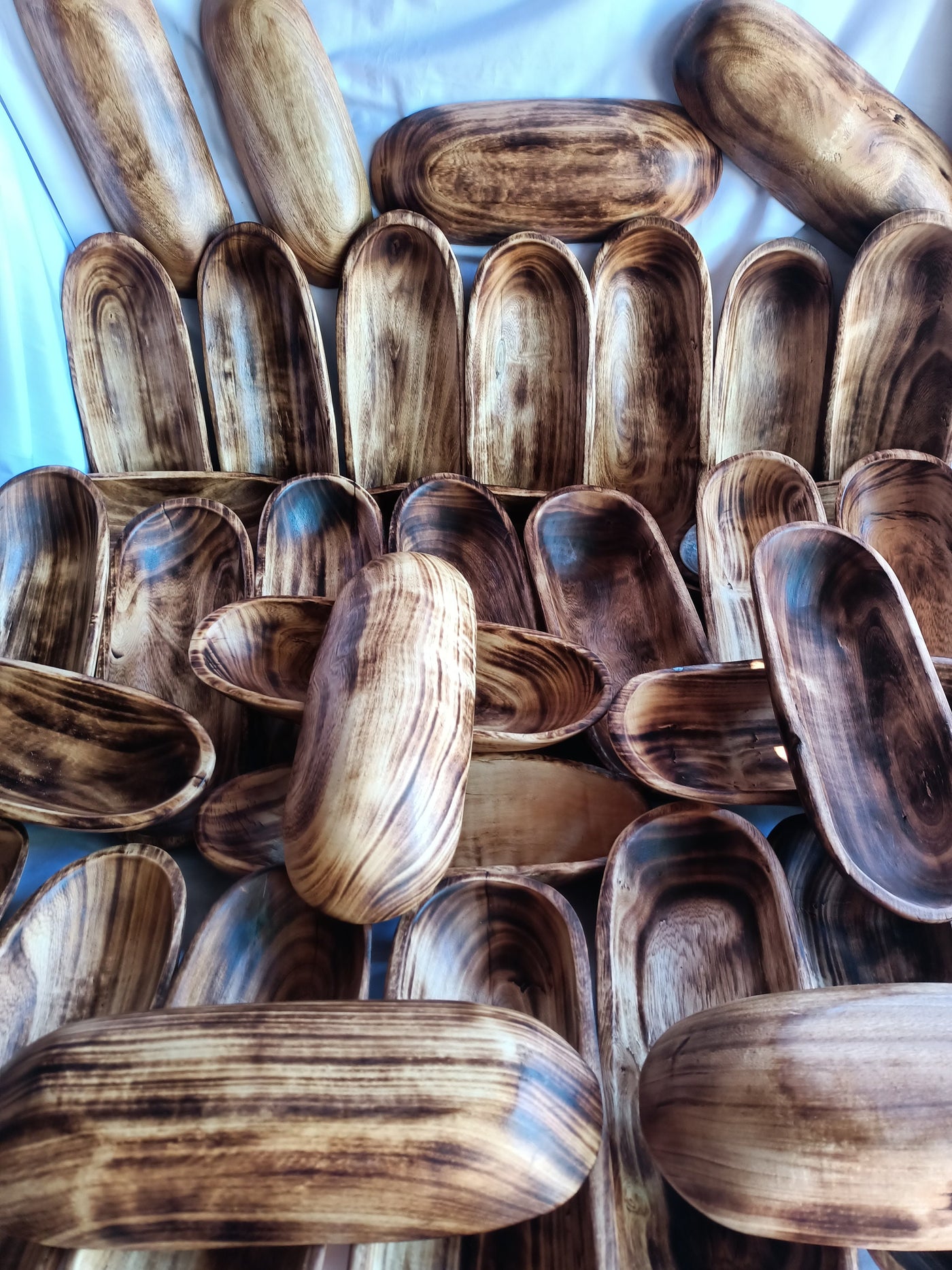 Wholesale Offer! Natural Handmade medium 11"and Small 9" Bowls Pack of 50.(25-25) DIY Decor/Candle Dough Bowls Kit.Gift Bowls..