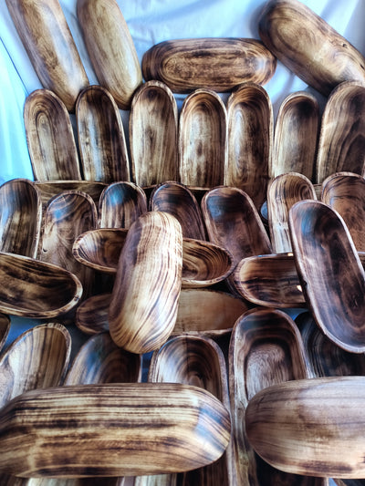 Wholesale Offer! Natural Handmade medium 11"and Small 9" Bowls Pack of 50.(25-25) DIY Decor/Candle Dough Bowls Kit.Gift Bowls..