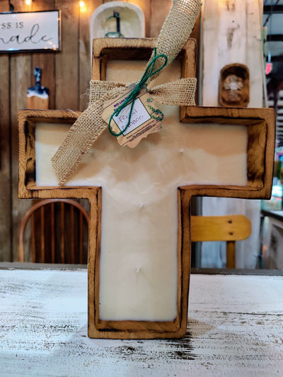 Wholesale Supply! Christian Cross Shaped wooden Dough Bowls lots of 4. Easter Gift Candle Ready  Bowls. Farmhouse Rustic Religious Decor