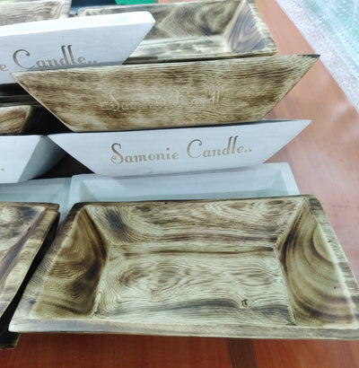 Bulk Sale.Handmade Unique Personalized 9"*7*1.5" Farmhouse Decor Dough Bowls set of 10.Engraved Initials Candle Bowls Supply. Decor Items