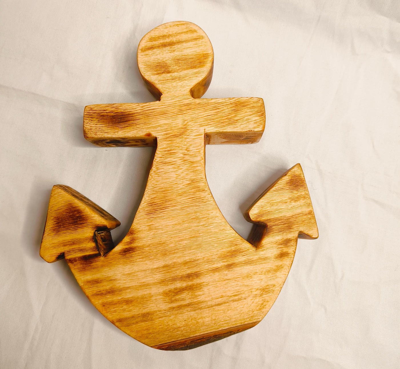 The Anchor Dough Bowls.8x11" wood Anchor Bowl Hand carved set of 4pcs Summer Candles Decoration Gift items  Bowls.wooden  Anchor Candle Bowl