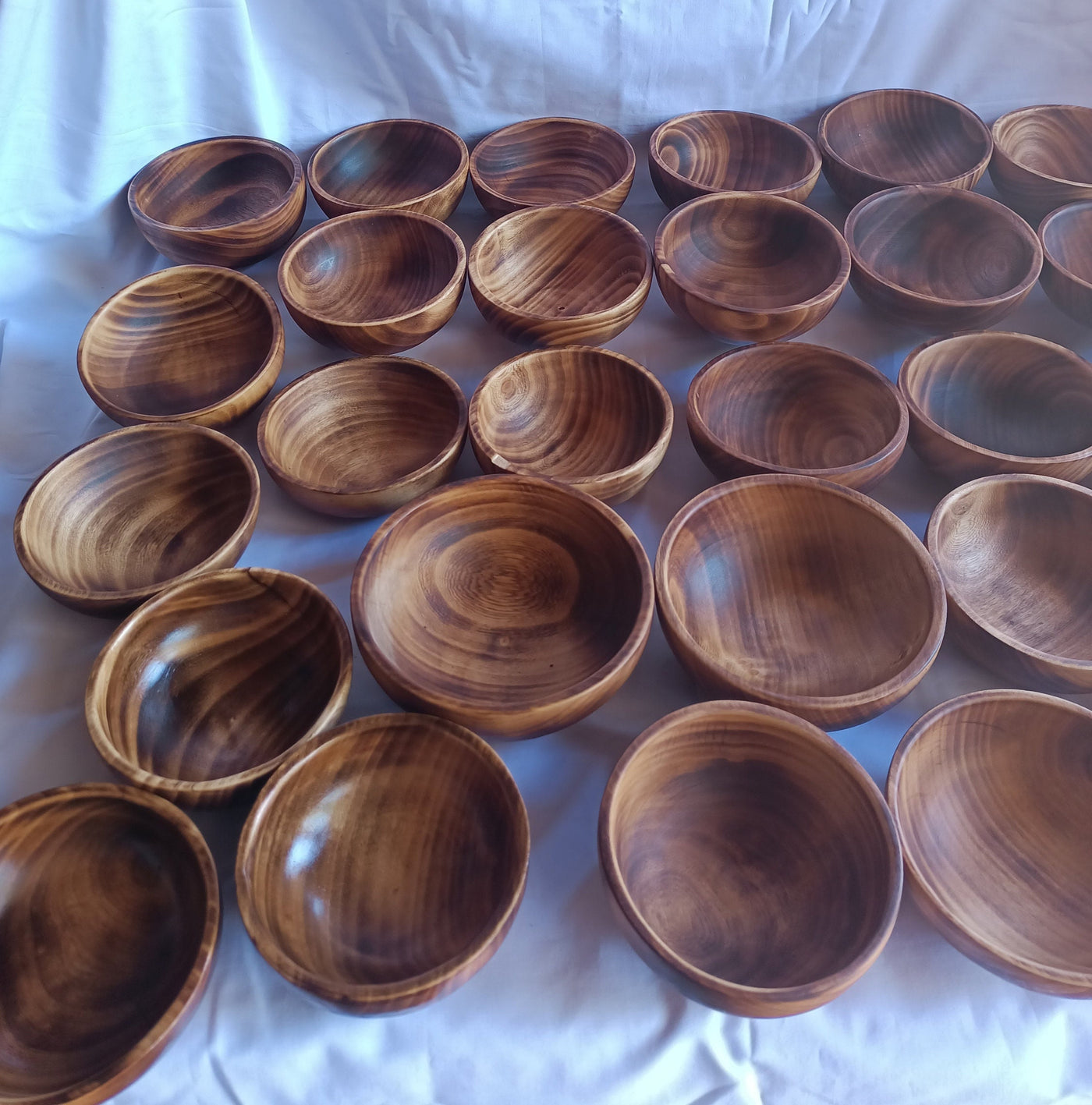 New Wholesale Supply Bowls.Perfect Machine Cut 5" diameter,2" deep Dough Bowls.Eleganit Hand finished Bowls set of 10.DIY Candle Making Kit.