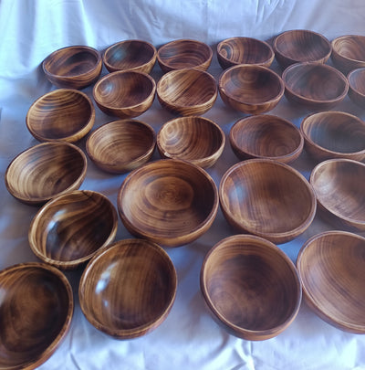 New Wholesale Supply Bowls.Perfect Machine Cut 5" diameter,2" deep Dough Bowls.Eleganit Hand finished Bowls set of 10.DIY Candle Making Kit.