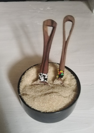 Wholesale. Olive wood Sugar, Salt and Spice wooden wood Beaded Spoons set of 5. Wood cow Bone  inlay Tea Spoon.Beaded Cutlery.Best Gift Item