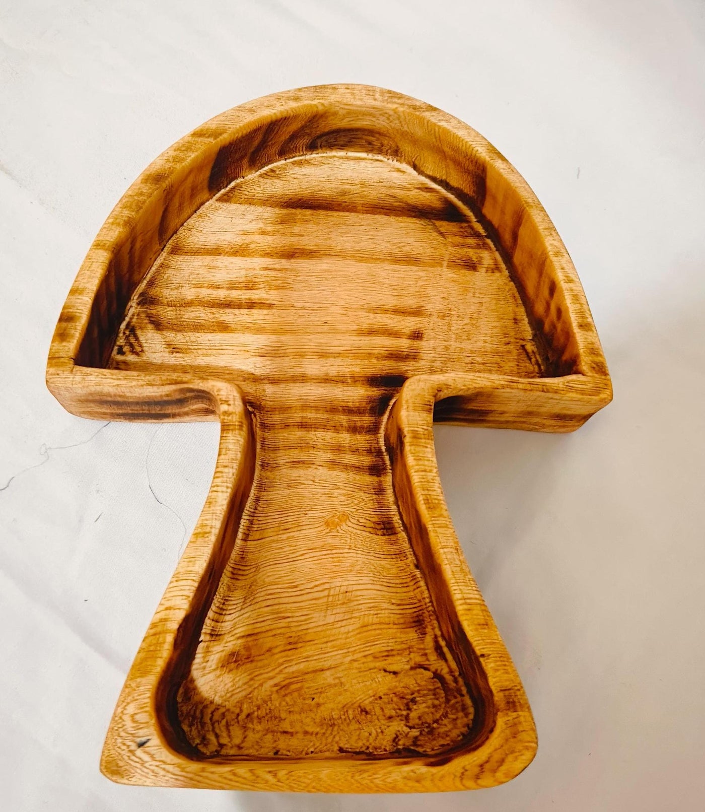 Wholesale Mushroom shaped Dough Bowls Trays set of 25 Handmade Mushrooms Bowls 8.5x6 5x1.5 "Candle Bowls storage  trays servers wooden Gifts