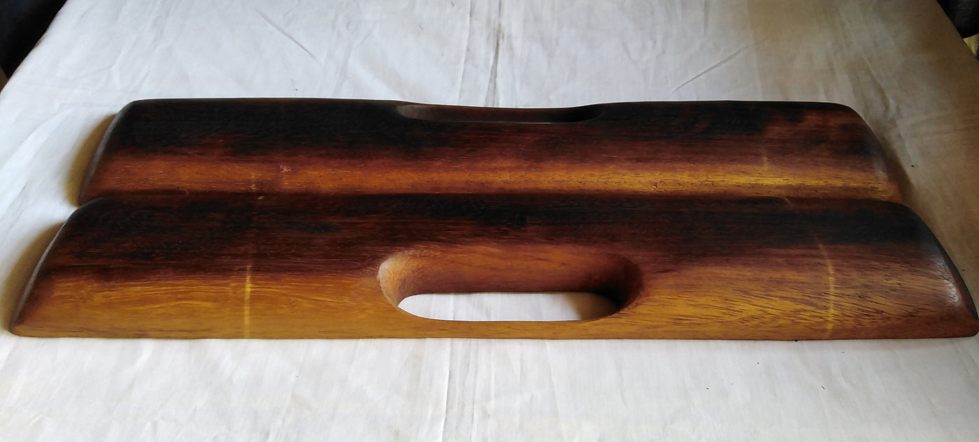 Handmade Mancala Board Game-Personalized.Dark Hardwood Bao Board Game.Traditional Ajua Game.Hawalis Game of Oman.with Sago palm seed/marbles