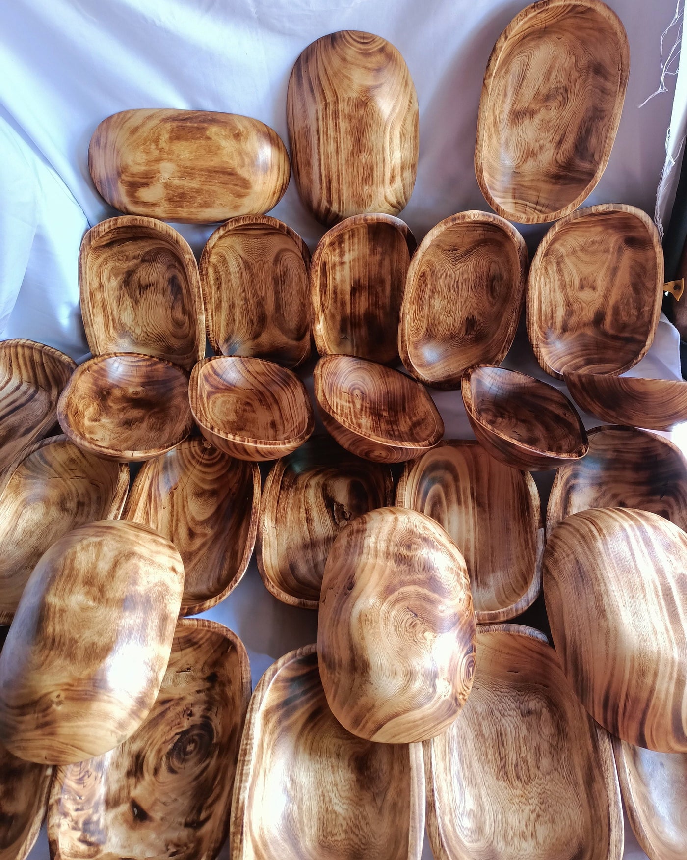 ONSALE! Wholesale pack of 5 . Unique handmade Dough Bowls. DIY Candle Making Kit. Farmhouse Decor Display