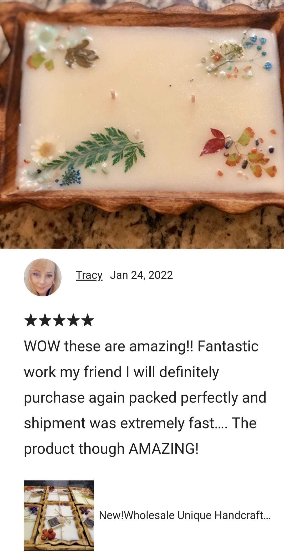 New!Wholesale Unique Handcrafted wavy outer Edge Dough Bowls set of 5.Wooden multi wick Candle Display Rolling Bowls.Fast Shippingng Bowls