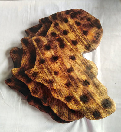 Wholesale.Map of Africa Shaped Cutting Board.Personalised Wood  map Decor set of 2. Handmade Gift wood Board. Mother Day Gifts and Presents