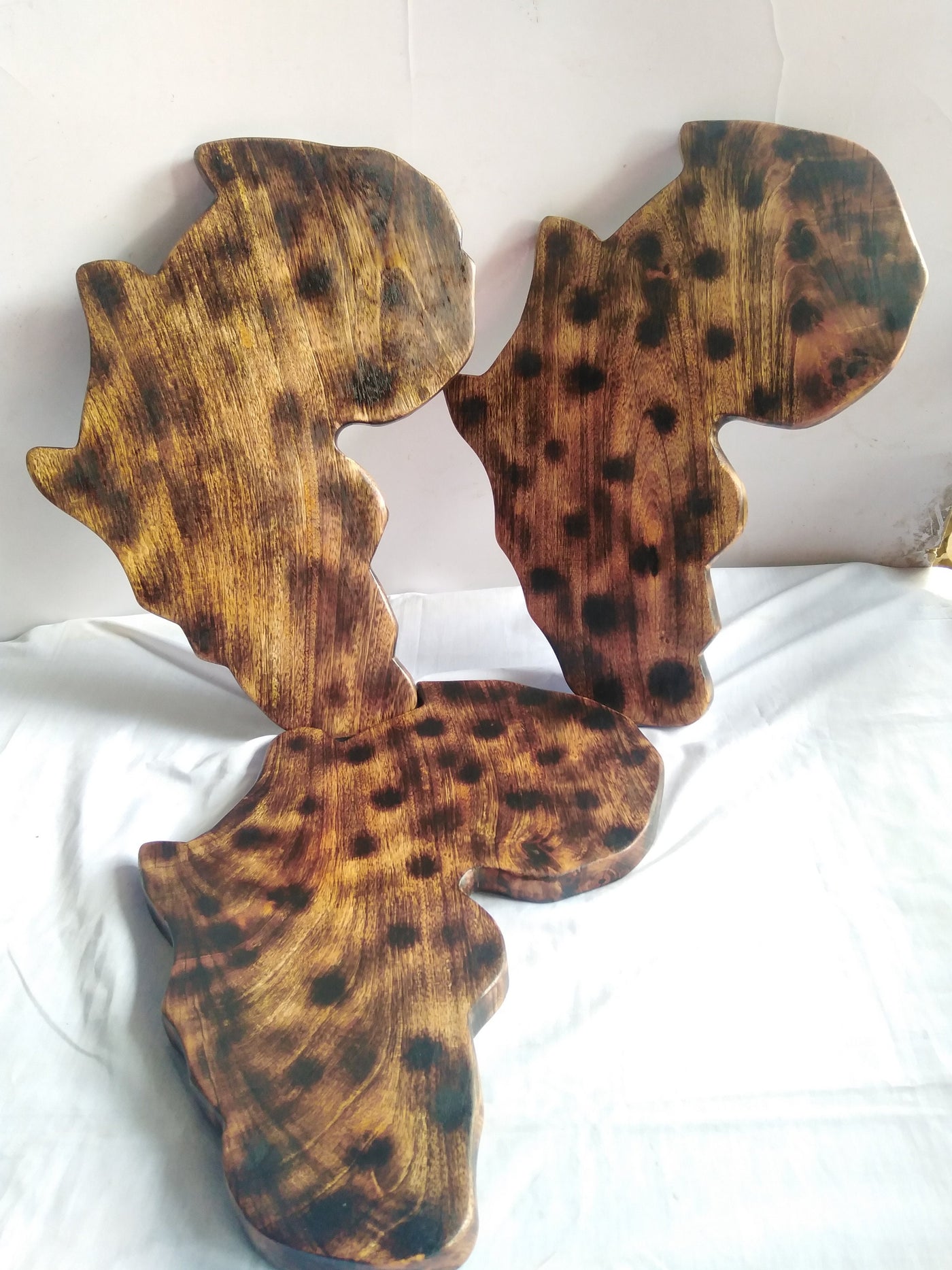 Wholesale.Map of Africa Shaped Cutting Board.Personalised Wood  map Decor set of 2. Handmade Gift wood Board. Mother Day Gifts and Presents