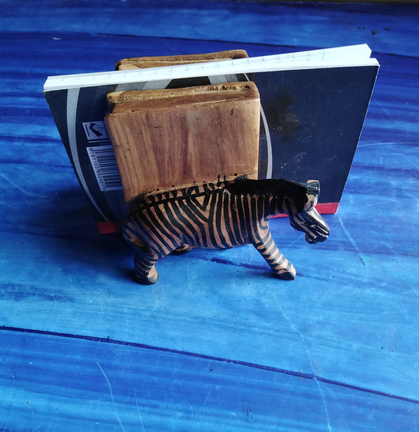 Personalised Wooden Handmade Animal Themed Bookends set of 4. The Split animal Book ends. The African Big five  Bookends. Library Gift Item