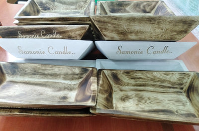 Wholesale. QTY 10 Mixed white and Natural stained Wood Engraved Dough Bowls.Decorative Candle Bowls with Initials.Express Shipping worldwide