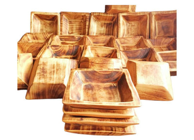 Lots of 20 Candle Ready Adorable Hand made With Natural Fire retardant Cluster Candle Bowls.Rustic Home Decor DIY Candle Making 5*5"mini sqr