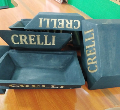 Wholesale supplier! Set of 5 New Medium Dough Bowls 9/7/1.5 Dough Bowls Black Handmade medium Candle Fill - Candle Pour.Coloured Decor Bowls