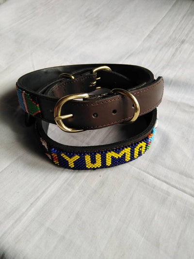 Wholesale.Handmade Dog Collar, Beaded Leather Pet Collar, Personalised Leather Dog Collar,Personalised Dog Collar Leashes, Custom Dog Collar