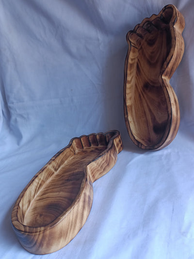 ONSALE! Wholesale. Artistic Handmade Foot Print Dough Bowls set of 5. wax Pour candle Ready DIY Kit. Farmhouse Decor Bowls.Wall Decor Crafts