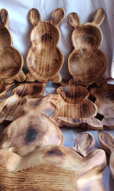 Wholesale Availability: Highly Rated Easter Bunny Dough Bowls set of 4.Decor Center Piece.Farmhouse Gift Items.Diy Candle Kit BULK supply