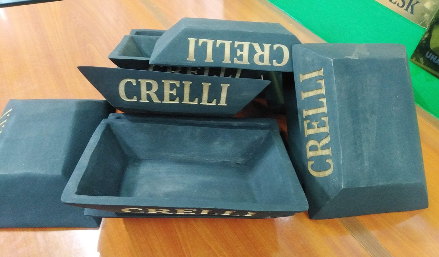 SALE! Wholesale Personalised Dough Candle Bowls Black set of 10..Engraved Coloured  9*7*1.5" Rectangular Bowls.Diy Candle Making supply kit