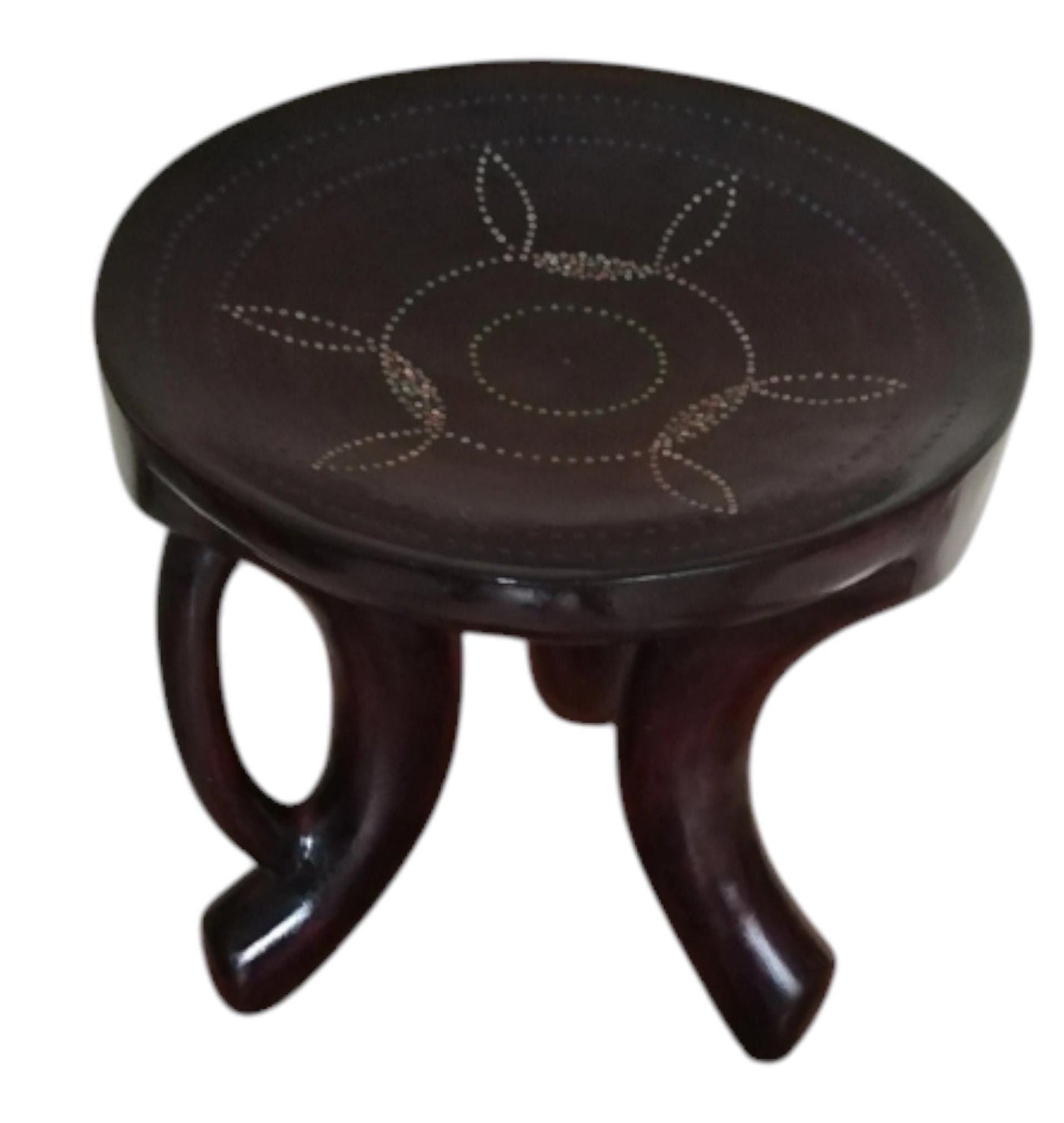 Personalised  Beaded African Stool. Modern Homes African Furniture. Custom-made Traditional Stool with personalised Art work. Gift Item Him.
