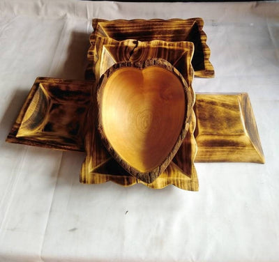 Wholesale.The New Dough Bowls Combo. A set of 5 Assorted Candle Bowls,, Rectangular,heart, square wax Bowl