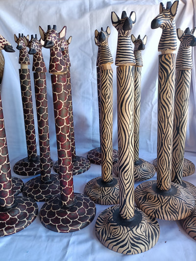 Wholesale.Handcarved wooden Animal Themed Paper Towel Holder set of 3.paper Tissue Stand kitchen.Farmhouse Decor.(Choose your Theme design)