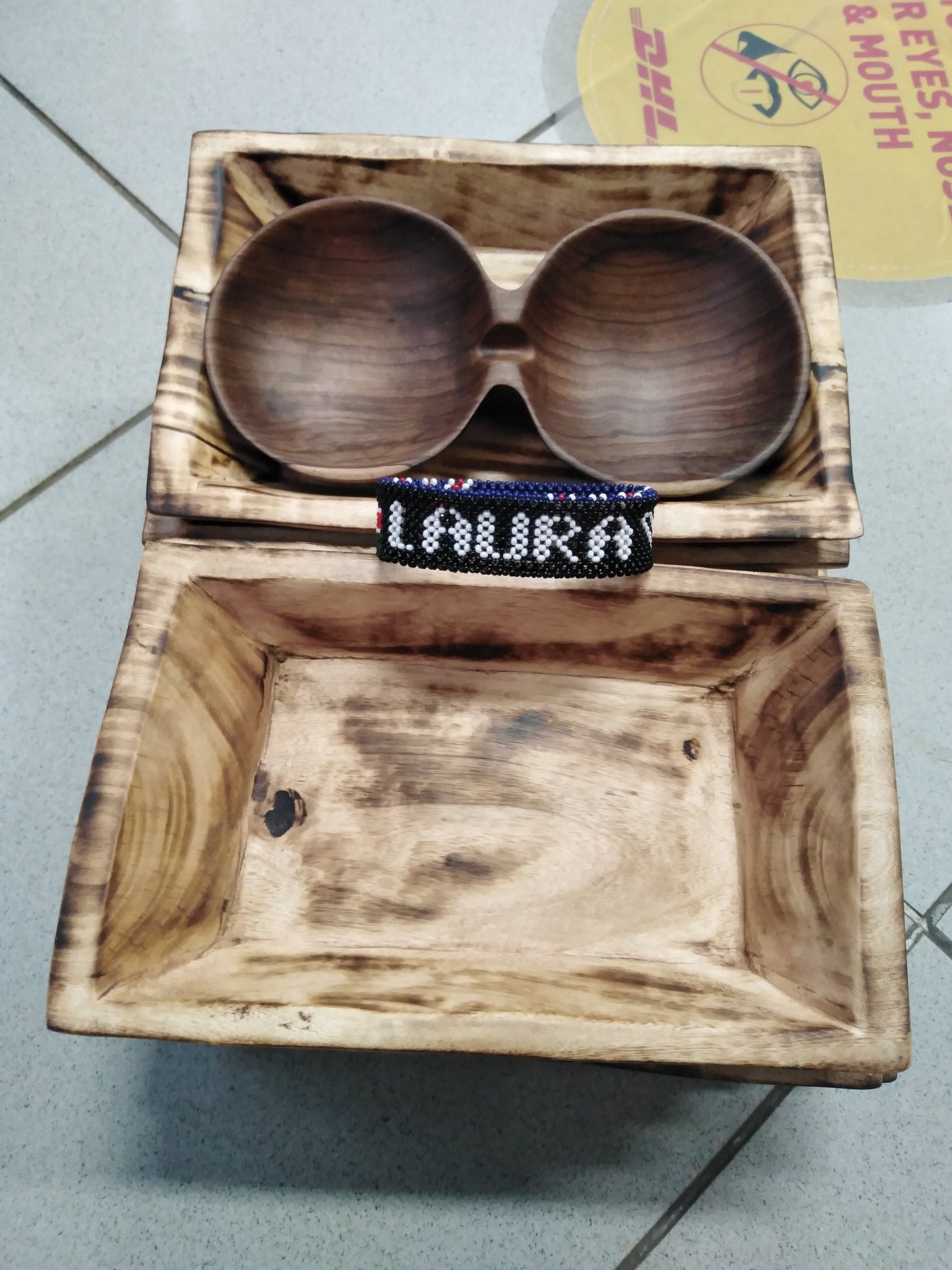 Wholesale Unique Candle wax wooden Wood Dough Bowls with  Free Random Gifts. Free Gift on 4 Dough Bowls Purchase. Dough Bowls set of 4.