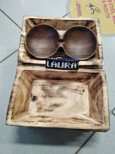 Wholesale Unique Candle wax wooden Wood Dough Bowls with  Free Random Gifts. Free Gift on 4 Dough Bowls Purchase. Dough Bowls set of 4.
