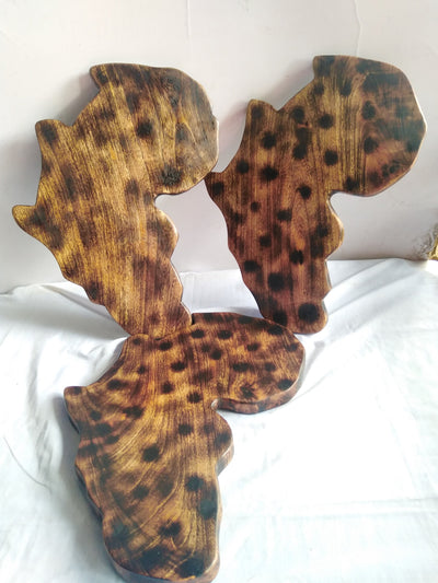 Wholesale.Map of Africa Shaped Cutting Board.Personalised Wood  map Decor set of 2. Handmade Gift wood Board. Mother Day Gifts and Presents
