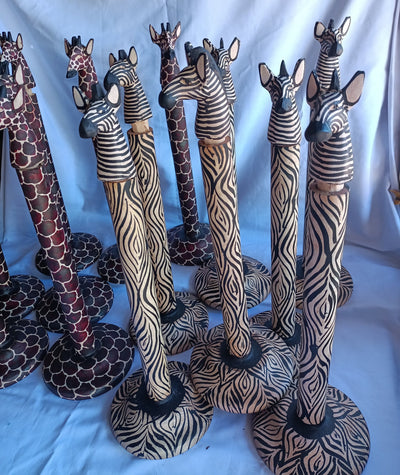 Wholesale.Handcarved wooden Animal Themed Paper Towel Holder set of 3.paper Tissue Stand kitchen.Farmhouse Decor.(Choose your Theme design)